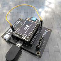 WiPy python based elektronic prototype board wired to do a hard reset